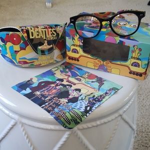 Vintage "The Beatles " yellow submarine glasses
